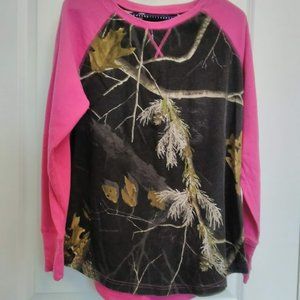 Pink Camo Waffle Weave Northcrest Tee -NEVER WORN